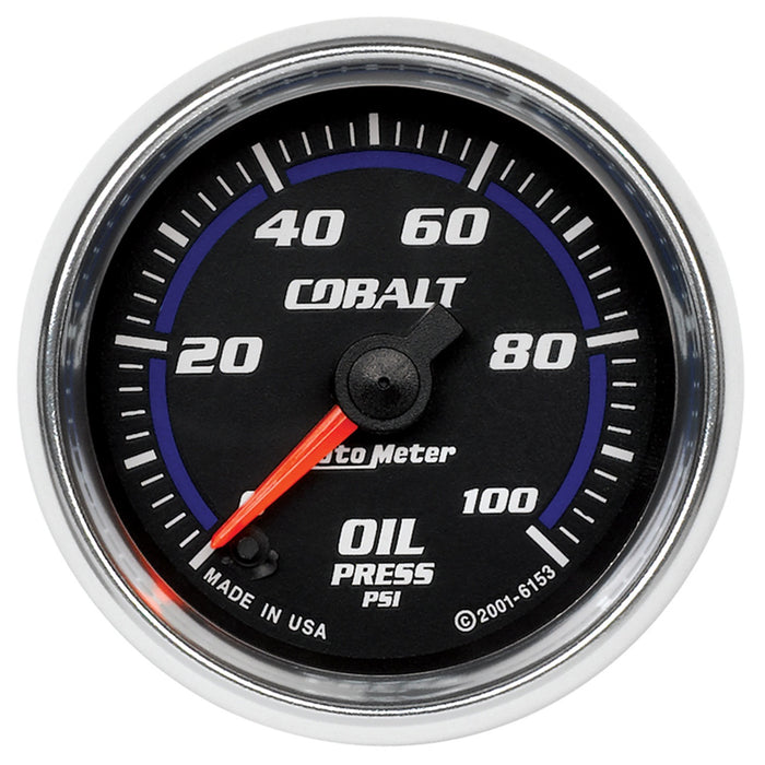 2-1/16 In. OIL PRESSURE 0-100 PSI COBALT