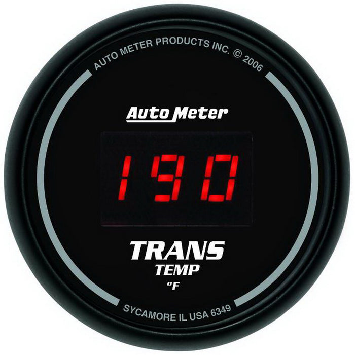 2-1/16 In. TRANSMISSION TEMPERATURE 0-340 Fahrenheit SPORT-COMP DIGITAL