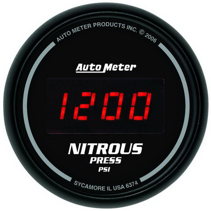 2-1/16 In. NITROUS PRESSURE 0-1600 PSI SPORT-COMP DIGITAL