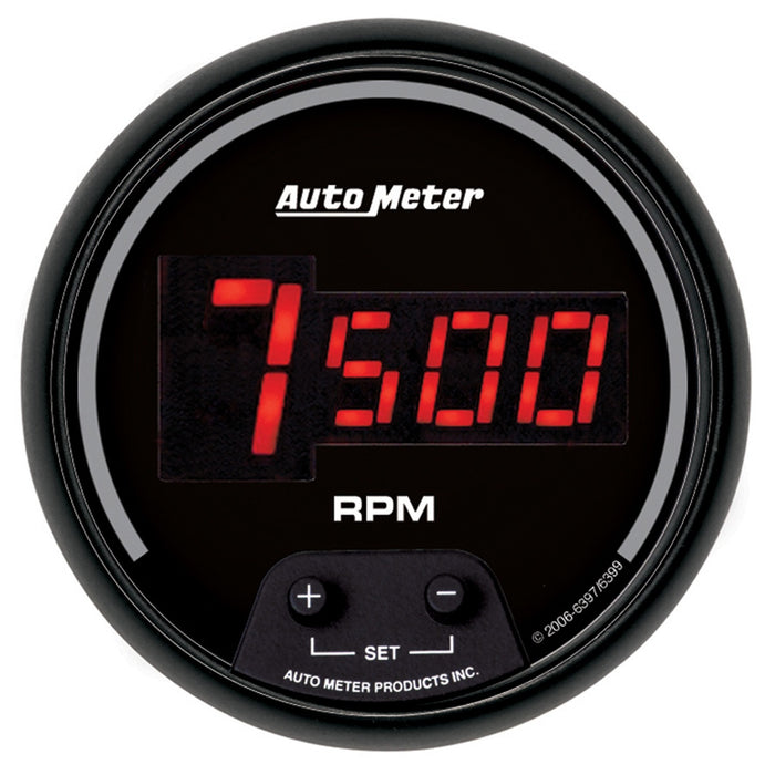 3-3/8 In. IN-DASH TACHOMETER 0-10000 RPM SPORT-COMP DIGITAL