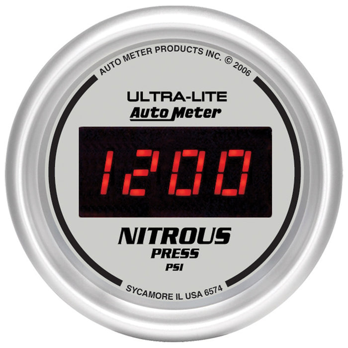 2-1/16 In. NITROUS PRESSURE 0-1600 PSI ULTRA-LITE DIGITAL