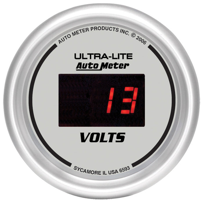 2-1/16 In. VOLTMETER 8-18V ULTRA-LITE DIGITAL