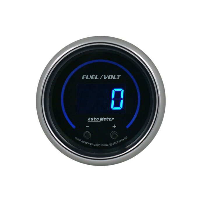 GAUGE  FUEL/VOLT  2 1/16" TWO CHANNEL  SELECTABLE  COBALT ELITE DIGITAL