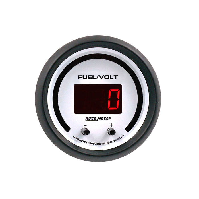 GAUGE  FUEL/VOLT  2 1/16" TWO CHANNEL  SELECTABLE  PHANTOM ELITE DIGITAL