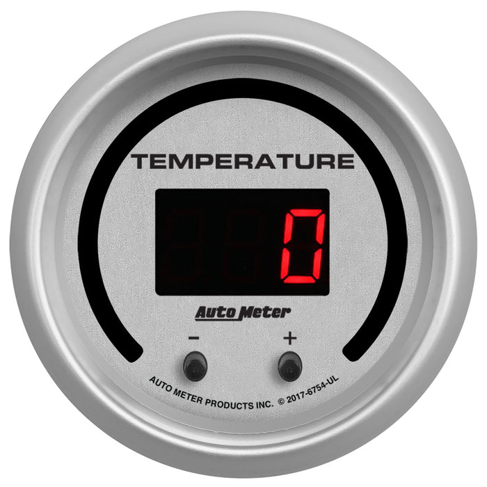 GAUGE  FLUID TEMPERATURE  2 1/16"  2 CHAN  SELECTABLE  ULTRA-LITE ELITE DIGITAL