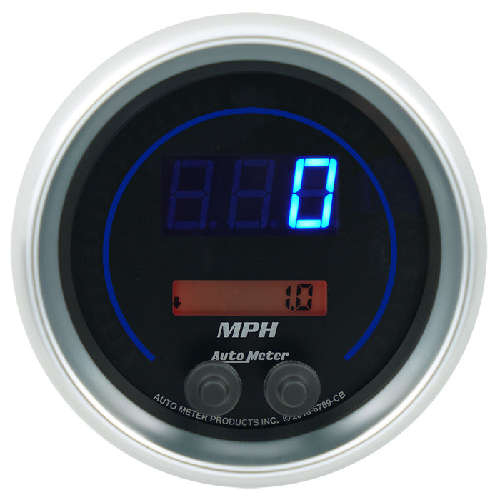 GAUGE  SPEEDO  3 3/8"  260 MPH / 260 KM/H  ELEC PROGRAM  COBALT ELITE DIGITAL