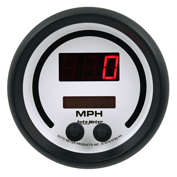 GAUGE  SPEEDO  3 3/8"  260 MPH / 260 KM/H  ELEC PROGRAM  PHANTOM ELITE DIGITAL