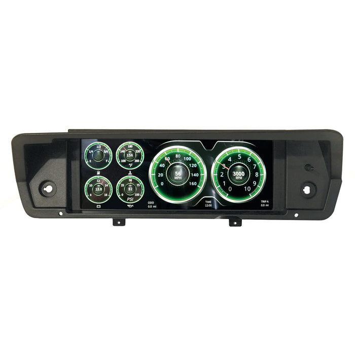 INVISION LCD DASH KIT 72-76 A-BODY DIRECT FIT DIGITAL DASH