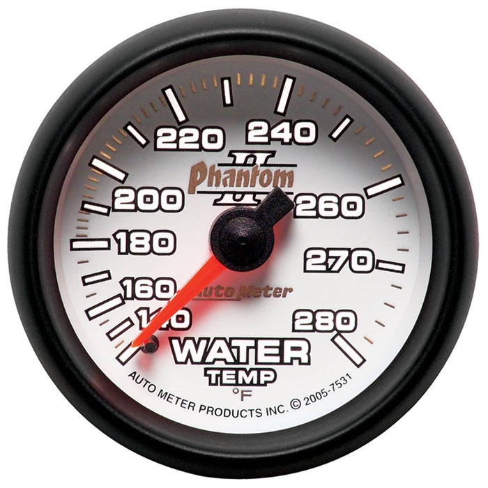 2-1/16 In. WATER TEMPERATURE 140-280 Fahrenheit PHANTOM II