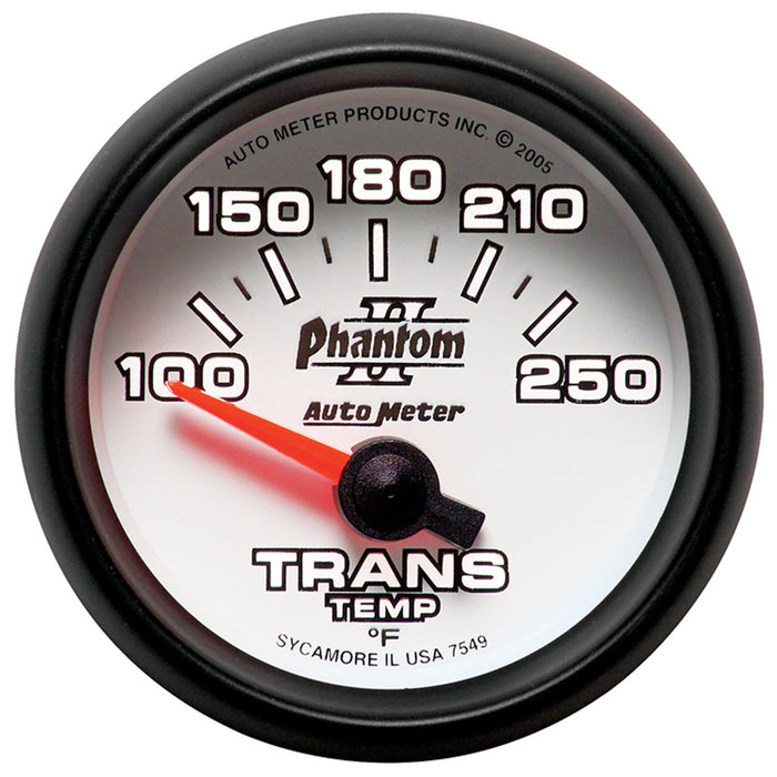 2-1/16 In. TRANSMISSION TEMPERATURE 100-250 Fahrenheit PHANTOM II