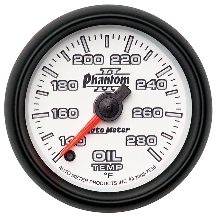 2-1/16 In. OIL TEMPERATURE 140-280 Fahrenheit PHANTOM II