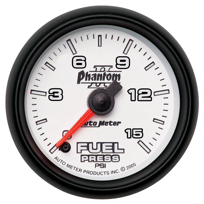 2-1/16 In. FUEL PRESSURE 0-15 PSI PHANTOM II