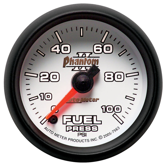 2-1/16 In. FUEL PRESSURE 0-100 PSI PHANTOM II