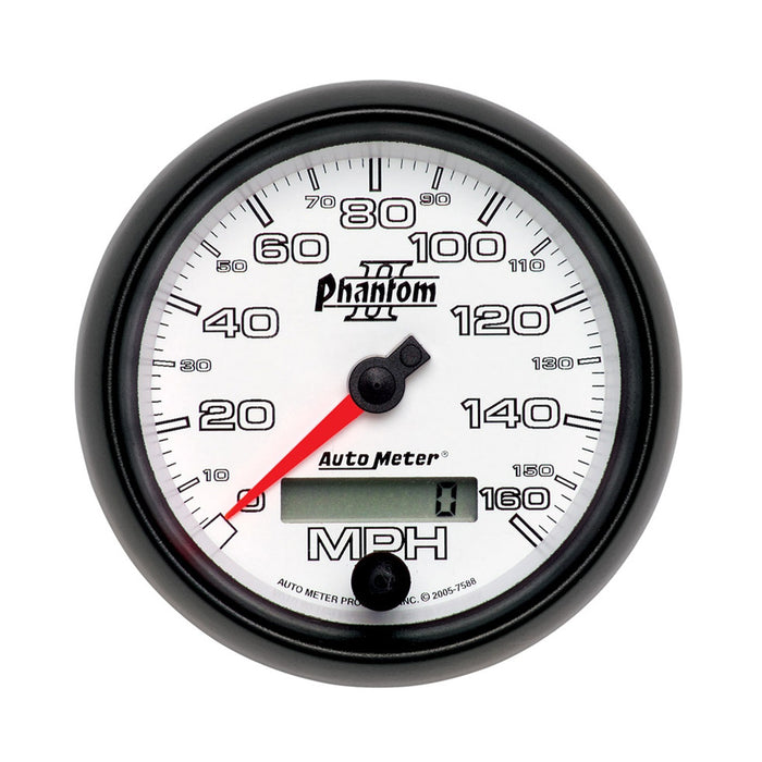 3-3/8 In. SPEEDOMETER 0-160 MPH PHANTOM II