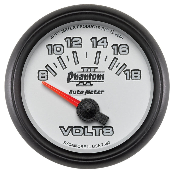 2-1/16 In. VOLTMETER 8-18V PHANTOM II