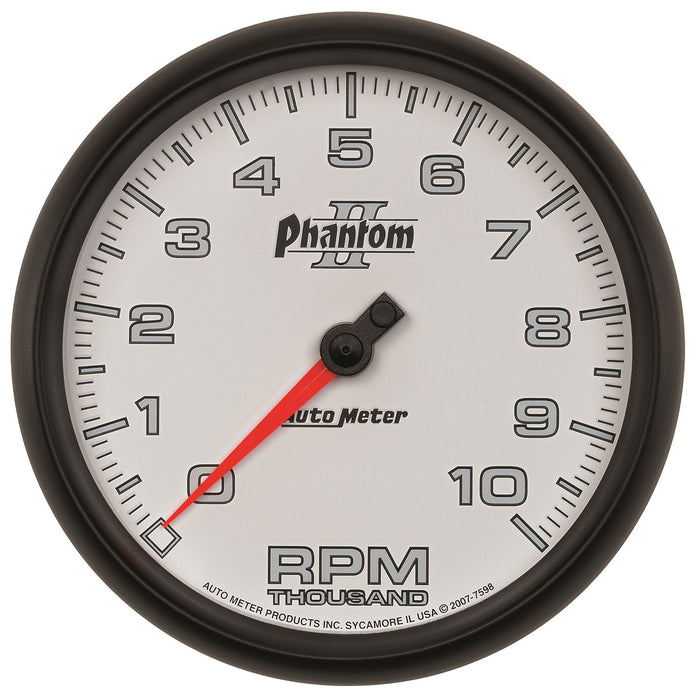 5 In. IN-DASH TACHOMETER 0-10000 RPM PHANTOM II