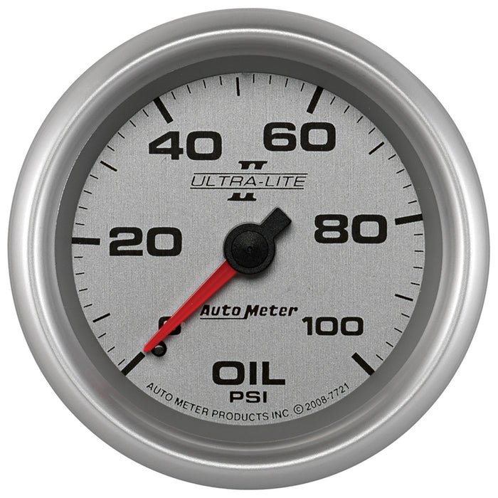 2-5/8 In. OIL PRESSURE 0-100 PSI ULTRA-LITE II