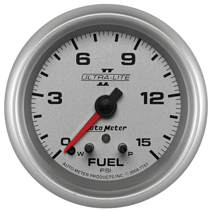 2-5/8 In. FUEL PRESSURE 0-15 PSI ULTRA-LITE II