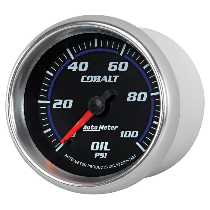 2-5/8 In. OIL PRESSURE 0-100 PSI COBALT