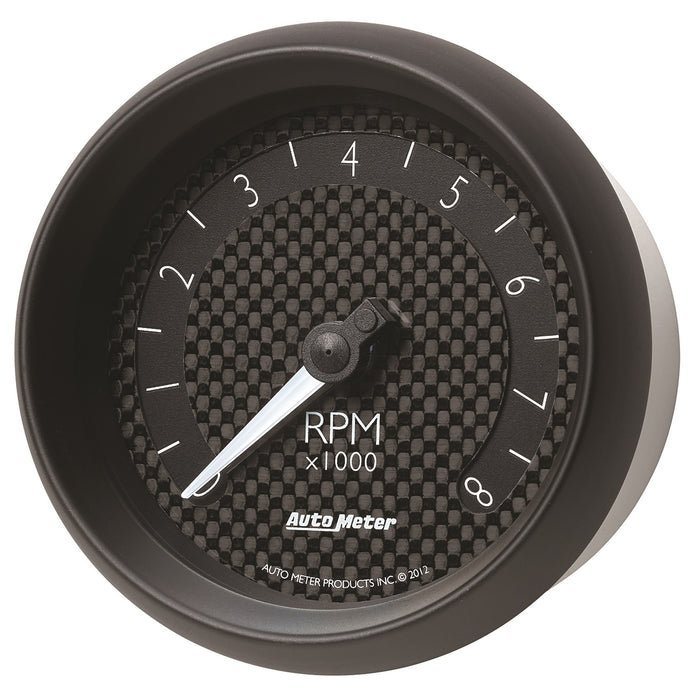 3-3/8 In. IN-DASH TACHOMETER 0-8000 RPM GT