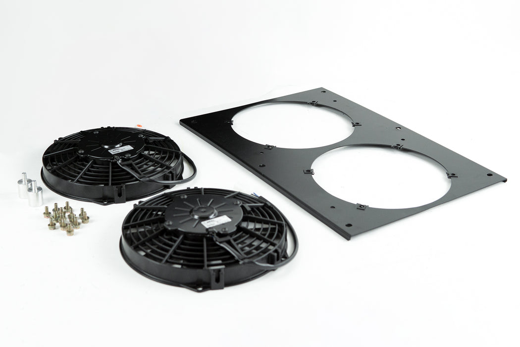 Porsche 944 All-Aluminum Fan Shroud W/ Dual 9-inch SPAL Fan