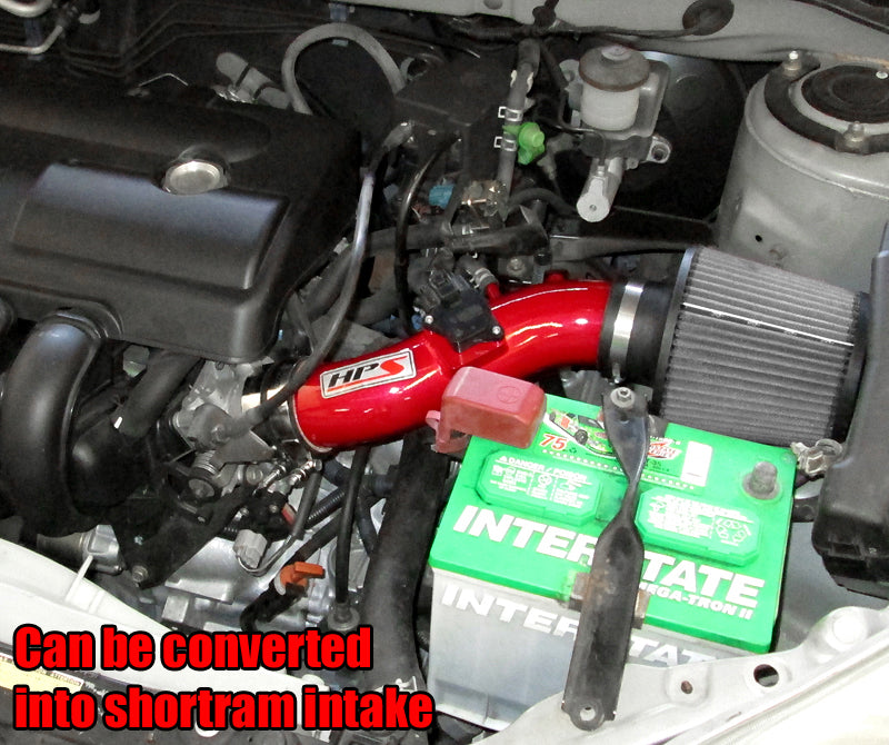 HPS Performance Cold Air Intake Kit 837-513R Red