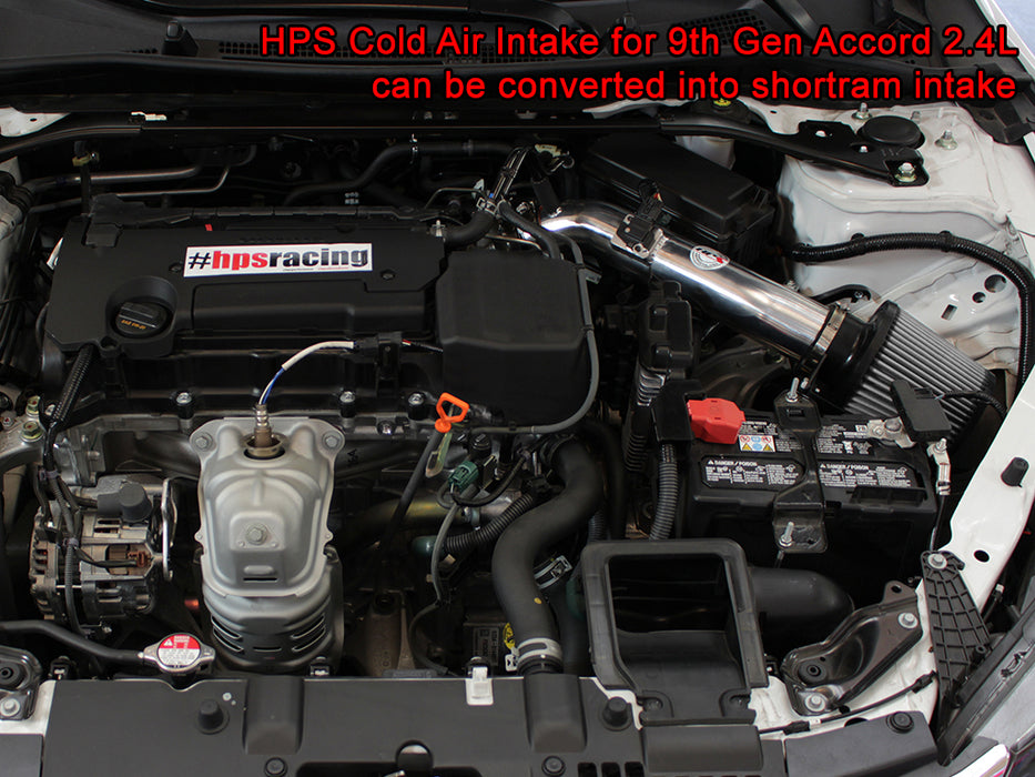 HPS Performance Cold Air Intake Kit 837-555P Polished