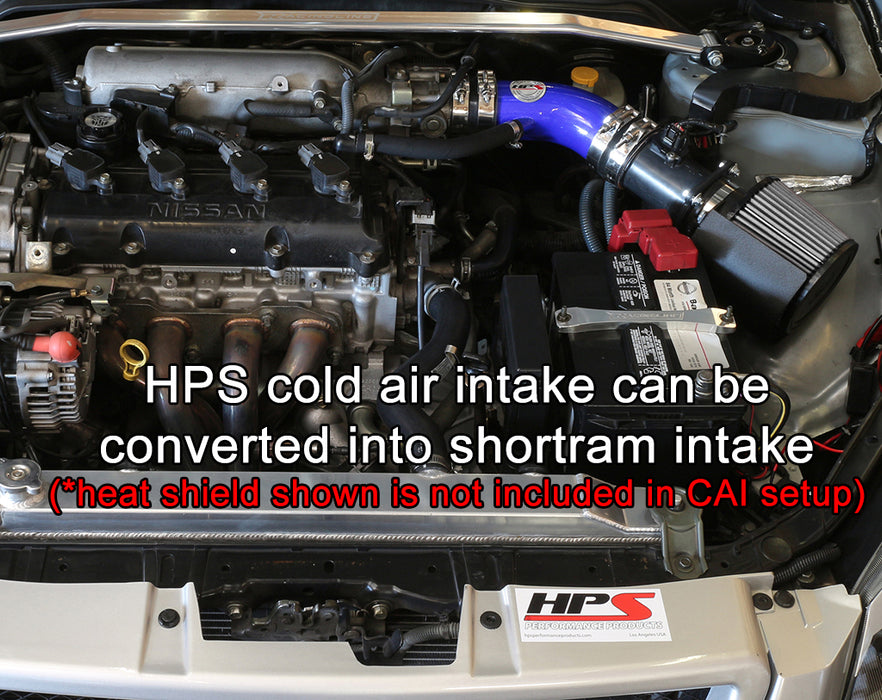 HPS Performance Cold Air Intake Kit 837-570BL Blue