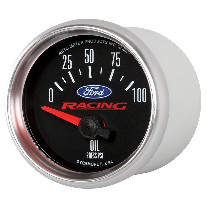 2-1/16 In. OIL PRESSURE 0-100 PSI FORD RACING