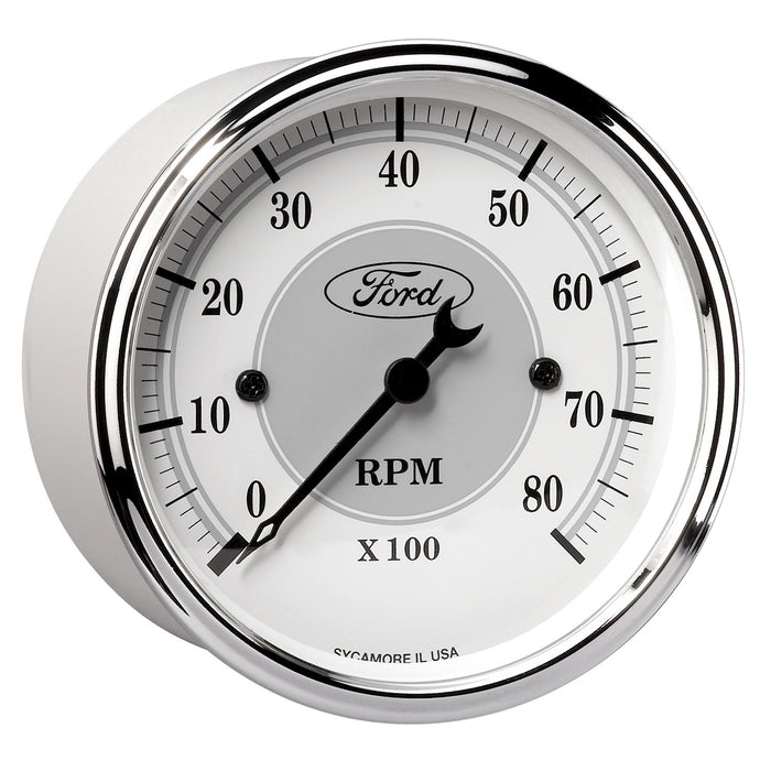 3-1/8 In. IN-DASH TACHOMETER 0-8000 RPM FORD MASTERPIECE