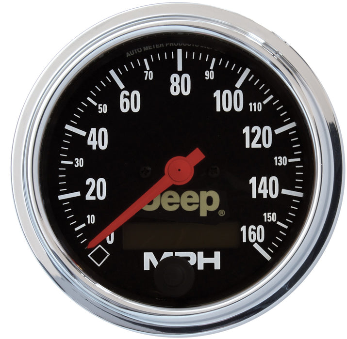 3-3/8 In. SPEEDOMETER 0-160 MPH JEEP