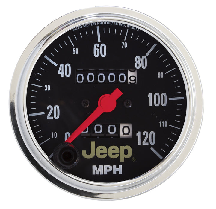 3-3/8 In. SPEEDOMETER 0-120 MPH JEEP