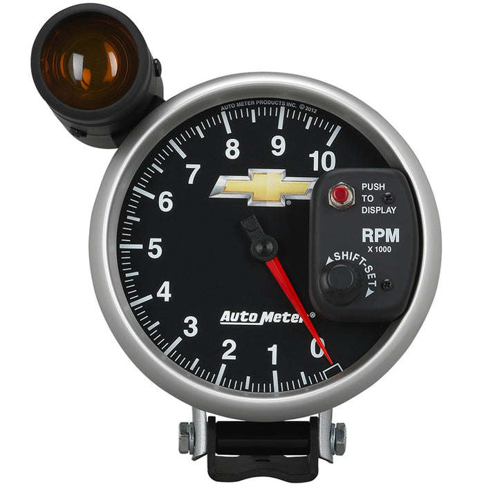 5 In. TACHOMETER 0-10000 RPM PEDESTAL W/ EXT. SHIFT-LITE GM COPO CAMARO