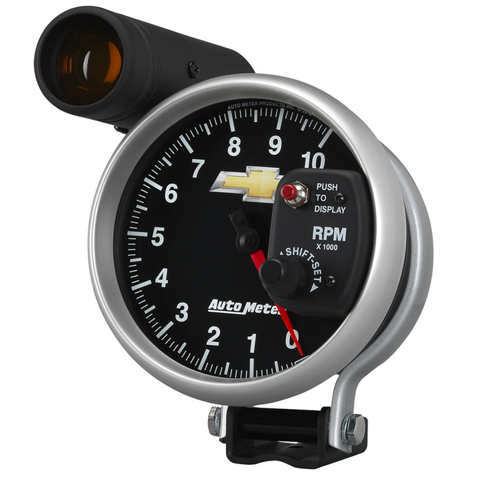 5 In. TACHOMETER 0-10000 RPM PEDESTAL W/ EXT. SHIFT-LITE GM COPO CAMARO