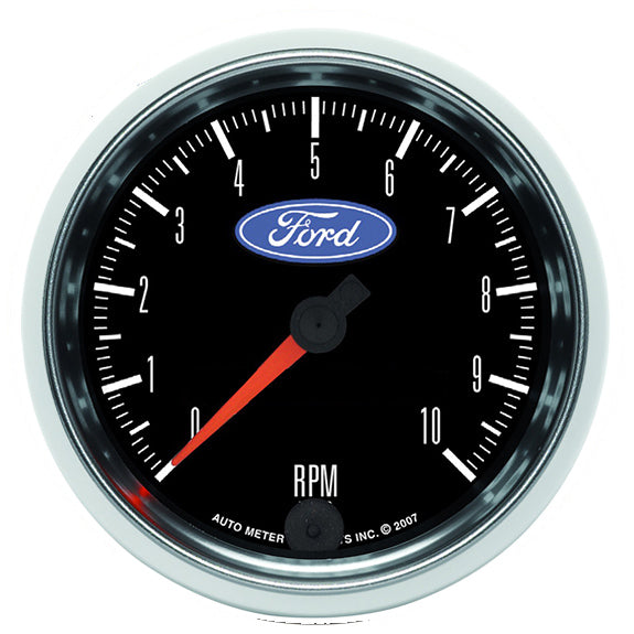 3 3/8in IN DASH TACHOMETER 0 To 10000 RPM FORD