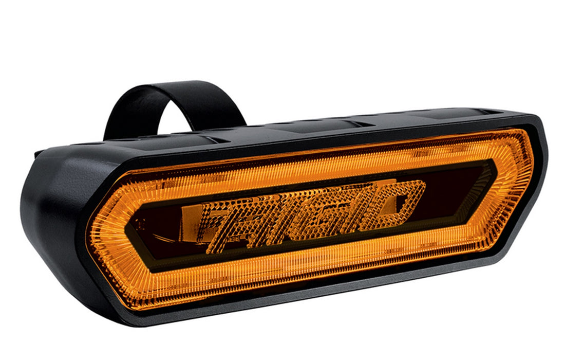 RIGID Chase Rear Facing 5 Mode LED Light Amber Halo Black Housing