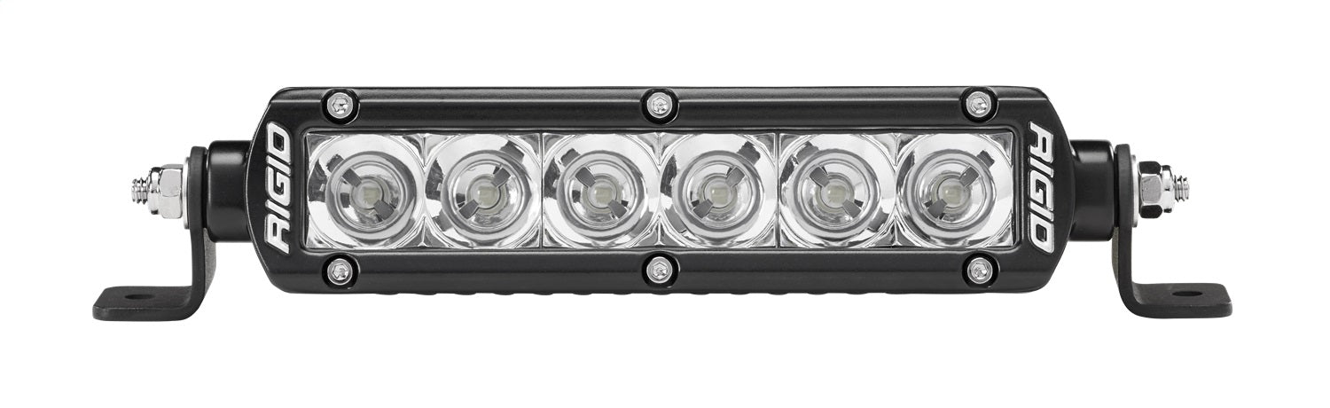 RIGID SR-Series PRO LED Light Flood Optic 6 Inch Black Housing