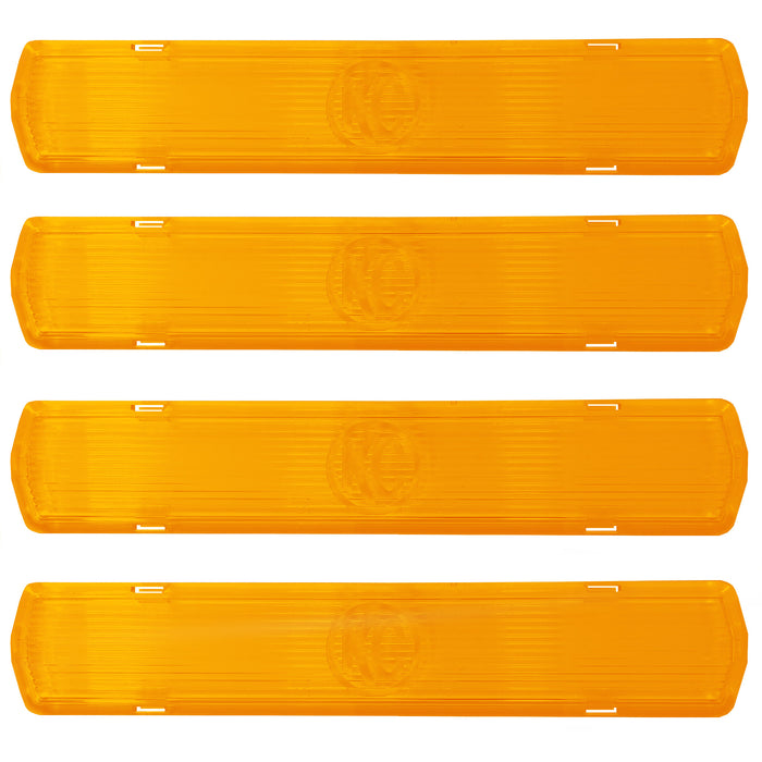 KC Hilites M-RACK - Side Amber Cover - 4-pk