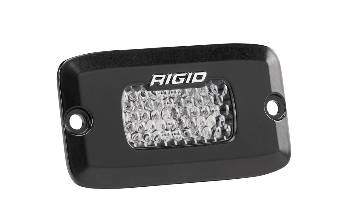 RIGID SR-M Series PRO Flood Diffused Flush Mount Black Housing Single