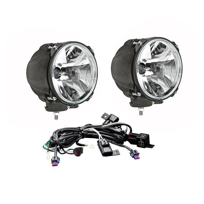 7 Inch Carbon POD? HID - 2-Light System - 70W Spread Beam