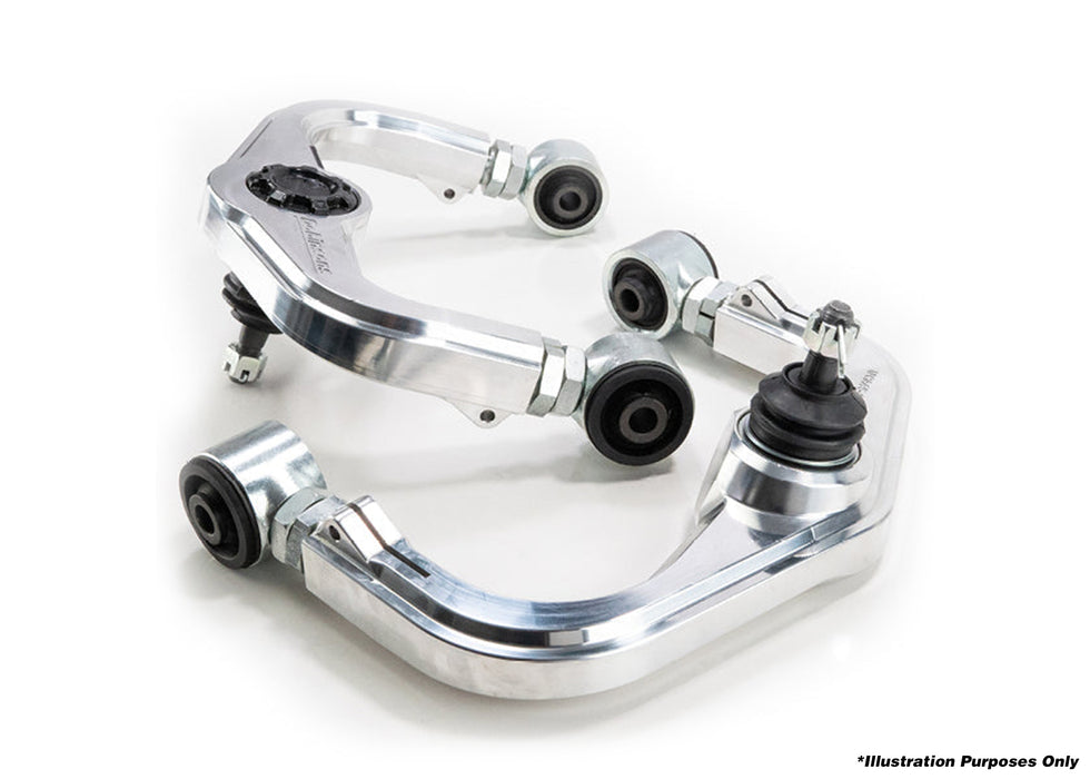 DOBINSONS UCA PAIR BILLET ALUMINUM SERIES FOR NISSAN NAVARA / FRONTIER D23, D40, D41 (WITH BALLJOINTS PRESSED) - UCA45-205K