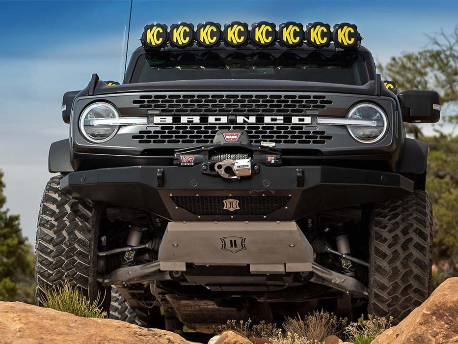 ICON 21-23 Bronco HOSS 1.0 Pkg 1.375-3" Lift Stage 2 Suspension System Billet