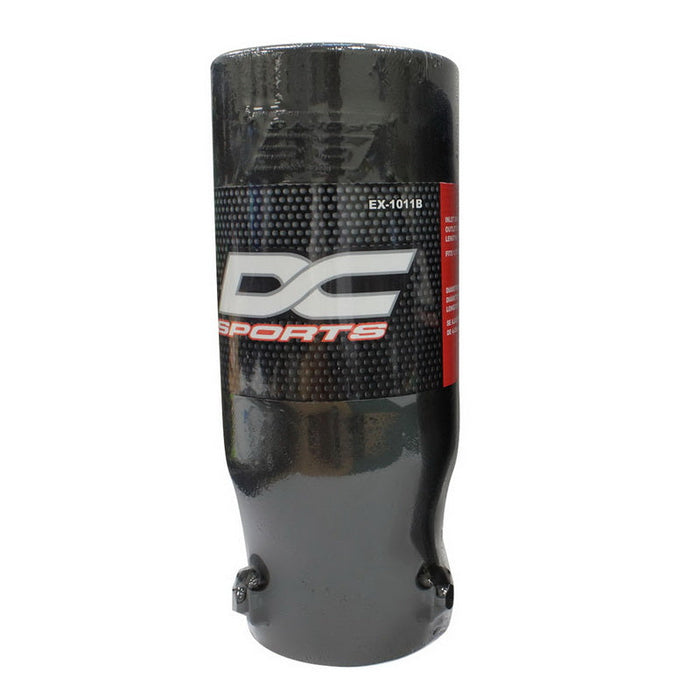 DC Sport Black Universal Bolt On Exhaust Tip 2.875" Inlet 3.75" Outlet