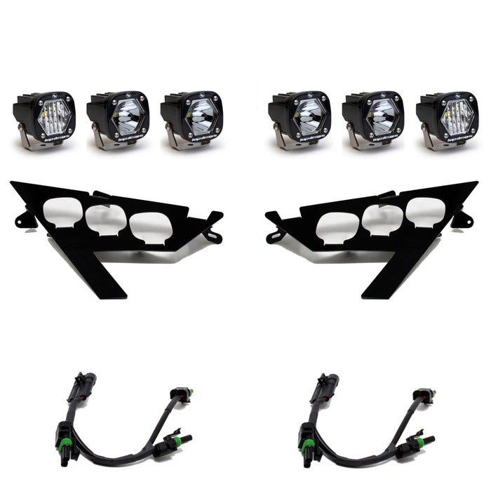 S1 Triple LED/Laser Headlight Kit