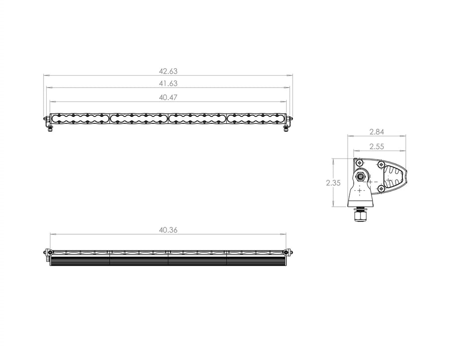 S8 Straight LED Light Bar