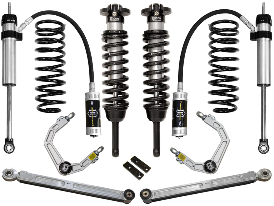 ICON 2010-2024 Toyota 4Runner/2010-2014 Toyota FJ Cruiser 0-3.5" Lift Stage 4 Suspension System Billet UCA