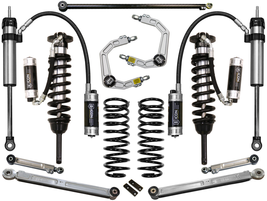 ICON 2010-2023 Toyota 4Runner/2010-2014 Toyota FJ Cruiser 0-3.5" Lift Stage 7 Suspension System Billet UCA