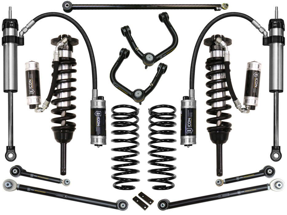 ICON 2010-2023 Toyota 4Runner/2010-2014 Toyota FJ Cruiser 0-3.5" Lift Stage 7 Suspension System Tubular UCA