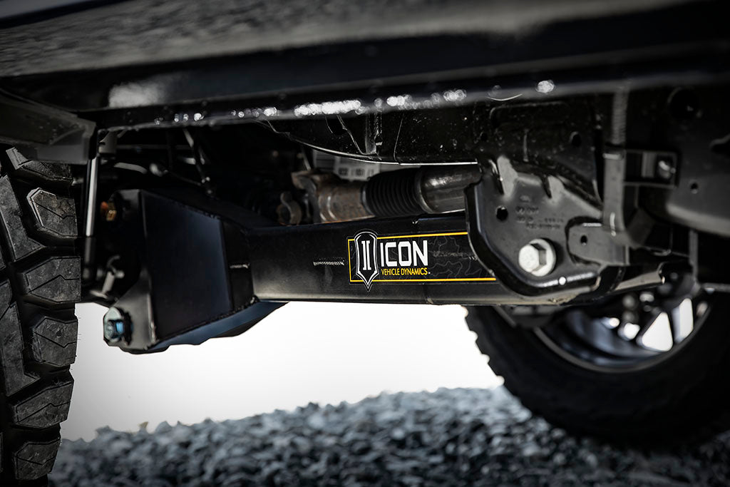 ICON 2023 Ford F-250/F-350 Super Duty 4WD Gas 2.5" Lift Stage 5 Suspension System W/ Radius Arms And Expansion Packs