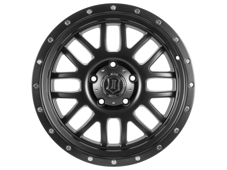 ICON ALLOYS ALPHA SAT BLK - 20 X 9 / 5 X 150 / 16MM / 5.625" BS